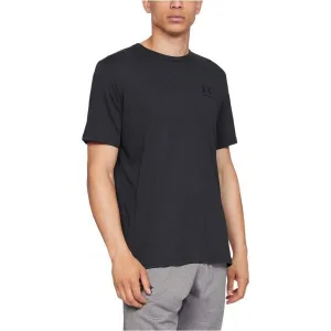 Under Armour SPORTSTYLE LEFT CHEST SS Pánske tričko, čierna, veľkosť