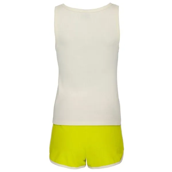 Fila SET TANK IN JERSEY SHORT PANTS IN FRENCH TERRY Dámske pyžamo, biela, veľkosť