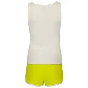 Fila SET TANK IN JERSEY SHORT PANTS IN FRENCH TERRY Dámske pyžamo, biela, veľkosť