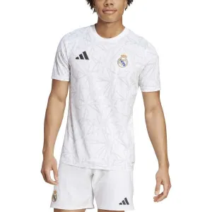 adidas REAL MADRID PRE-MATCH Pánske futbalové tričko, biela, veľkosť XXL