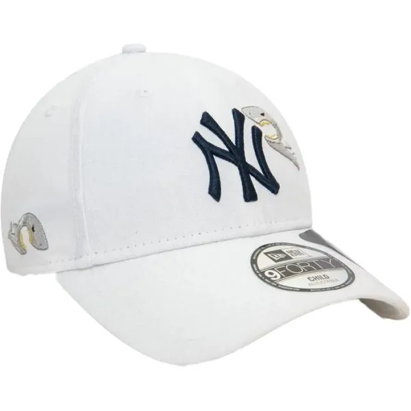 New Era NEW YORK YANKEES REPREVE CHILD ICON 9FORTY Detská šiltovka, biela, veľkosť