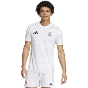 adidas REAL MADRID PRE-MATCH Pánske futbalové tričko, biela, veľkosť XXL