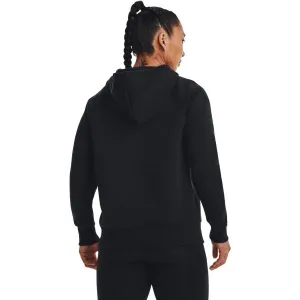 Under Armour RIVAL FLEECE HOODIE Dámska mikina, čierna, veľkosť