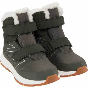VIKING BY NORWAY EQUIP DEFENCE WARM WP 2V Detská zimná obuv, khaki, veľkosť