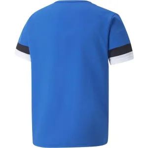 Puma TEAMRISE JERSEY JR Detské tričko, modrá, veľkosť