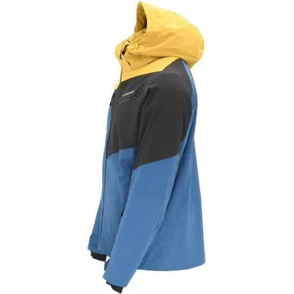 Pánska lyžiarska bunda s kapucňou BLIZZARD Ski Jacket Leogang, petroleum mustard yellow