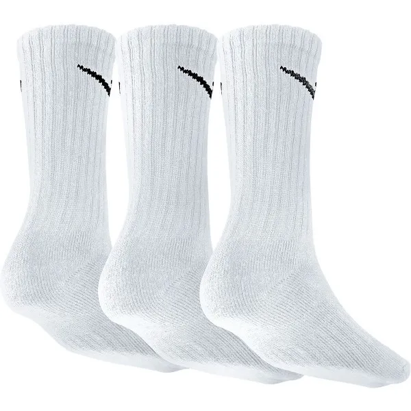 Nike 3PPK VALUE COTTON CREW 3PPK VALUE COTTON CREW - Športové ponožky, biela, veľkosť