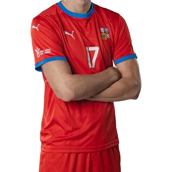 Puma HOME JERSEY M Pánsky hádzanársky dres, červená, veľkosť