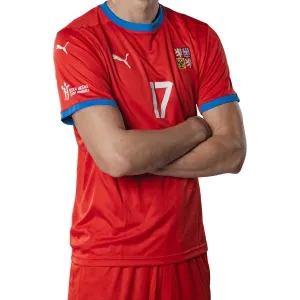 Puma HOME JERSEY M Pánsky hádzanársky dres, červená, veľkosť