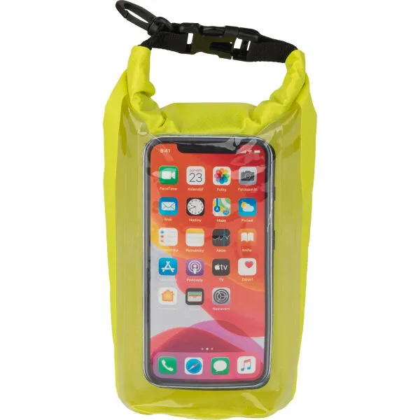 AQUOS LT DRY BAG 2,5L Vodotesný vak s vreckom na mobil, žltá, veľkosť