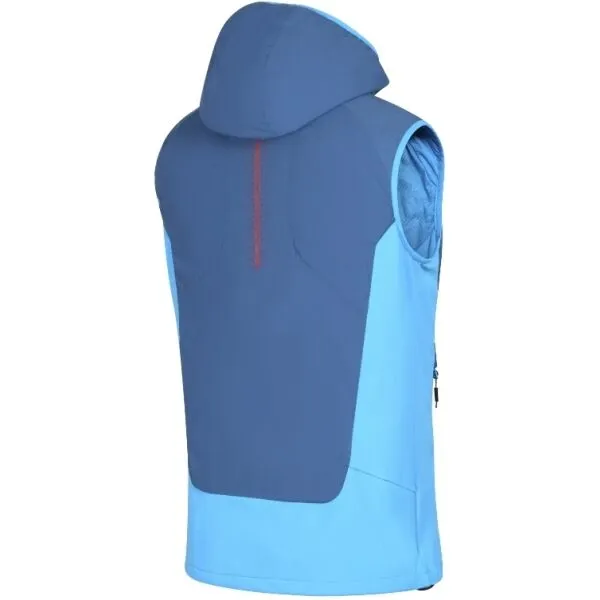 PROGRESS VENDOR VEST Pánska hybrisdná vesta, modrá, veľkosť XXL