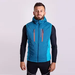 PROGRESS VENDOR VEST Pánska hybrisdná vesta, modrá, veľkosť XXL