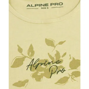 ALPINE PRO ELFA Dámske tričko, svetlo zelená, veľkosť