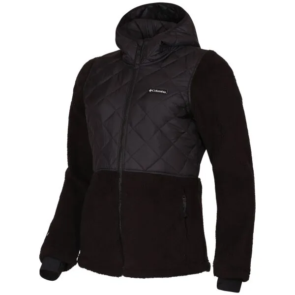Columbia CRESTED PEAK FULL ZIP Dámska bunda, čierna, veľkosť