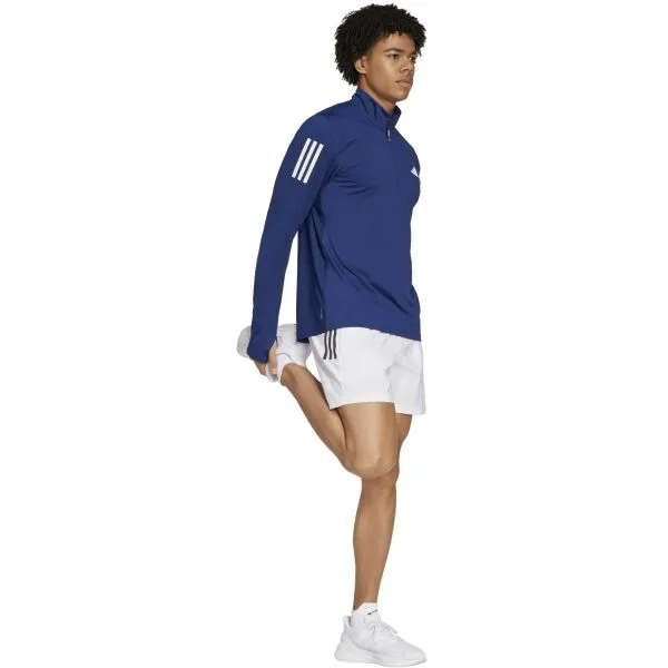 adidas OWN THE RUN HALF-ZIP Pánske bežecké tričko, tmavo modrá, veľkosť