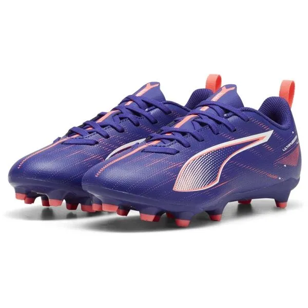 Puma ULTRA 7 PLAY FG/AG JR Detské kopačky, fialová, veľkosť 28