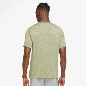 Nike DF RISE 365 SS Pánske bežecké tričko, svetlo zelená, veľkosť