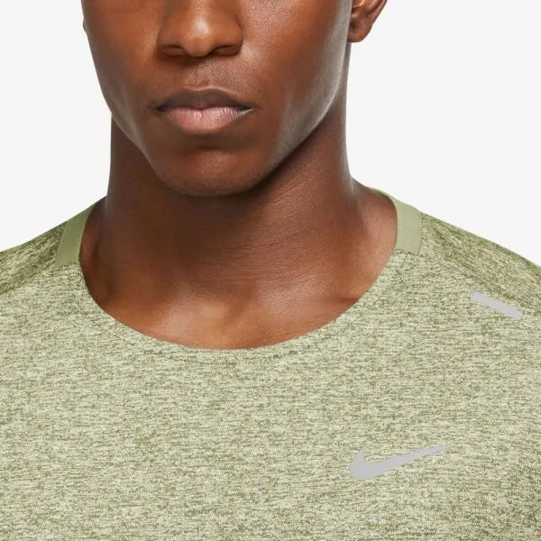 Nike DF RISE 365 SS Pánske bežecké tričko, svetlo zelená, veľkosť