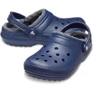 Crocs CLASSIC FUZZ LINED CLOG Dámska nazúvacia obuv, tmavo modrá, veľkosť 36/37