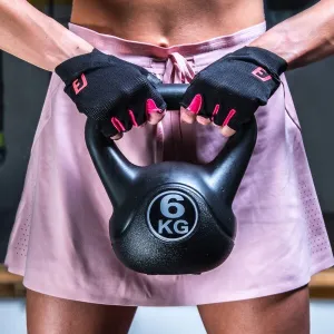 Fitforce FKBP-6KG Kettlebell, čierna, veľkosť 6 KG