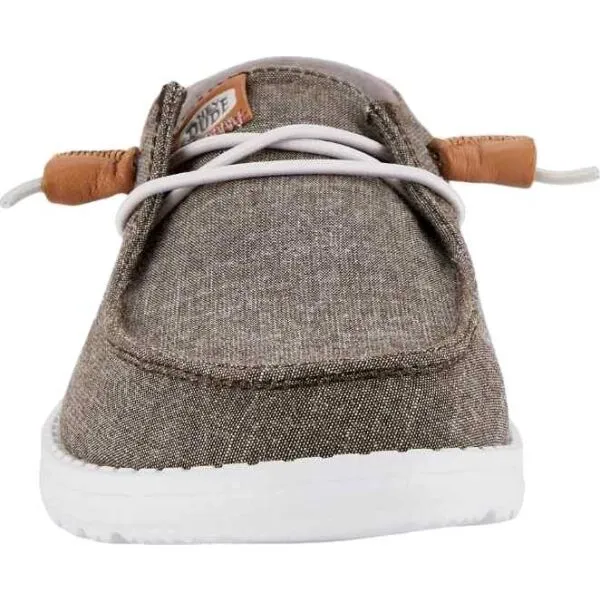 HEY DUDE WENDY CHAMBRAY BOHO Dámska voľnočasová obuv, hnedá, veľkosť