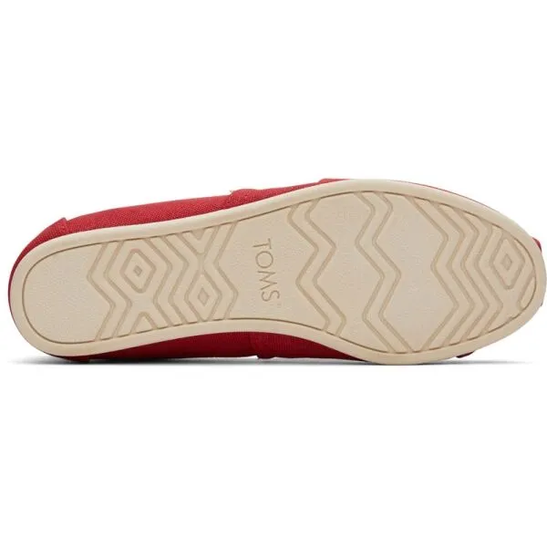 TOMS RECYCLED COT CAN WM ALPR Dámske espadrilky, červená, veľkosť
