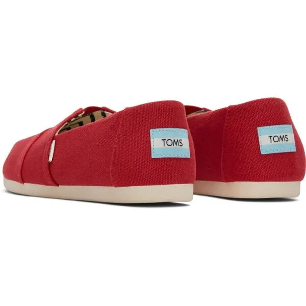 TOMS RECYCLED COT CAN WM ALPR Dámske espadrilky, červená, veľkosť