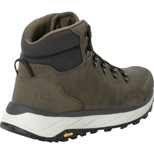 Jack Wolfskin TERRAVENTURE URBAN MID M Pánska outdoorová obuv, tmavo sivá, veľkosť
