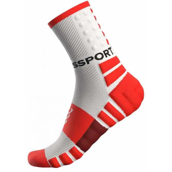 Compressport SHOCK ABSORB SOCKS Bežecké ponožky, biela, veľkosť