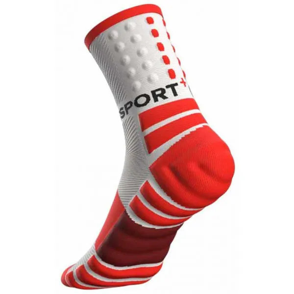Compressport SHOCK ABSORB SOCKS Bežecké ponožky, biela, veľkosť