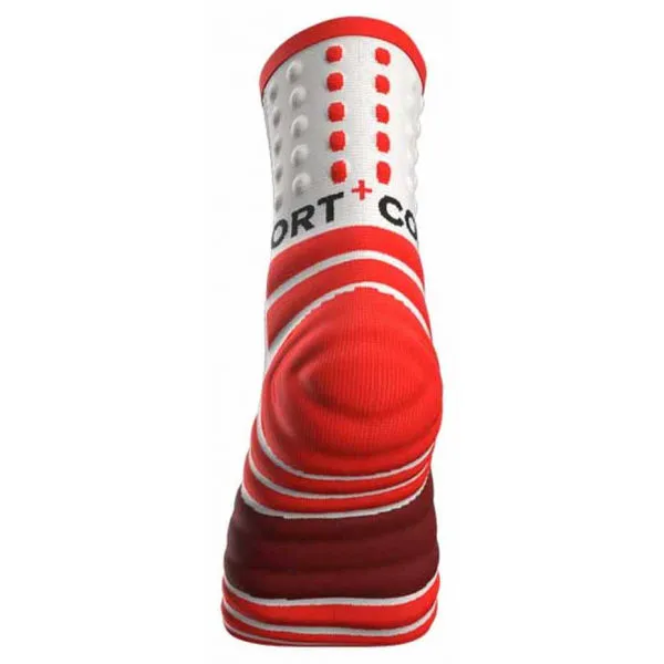 Compressport SHOCK ABSORB SOCKS Bežecké ponožky, biela, veľkosť
