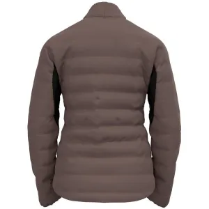 Odlo ASCENT N-THERMIC HYBRID INSULATED JACKET Dámska hybridná bunda, hnedá, veľkosť