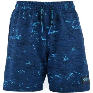 Umbro MANUEL Pohodlné chlapčenské šortky z úpletu, tmavo modrá, veľkosť 116-122