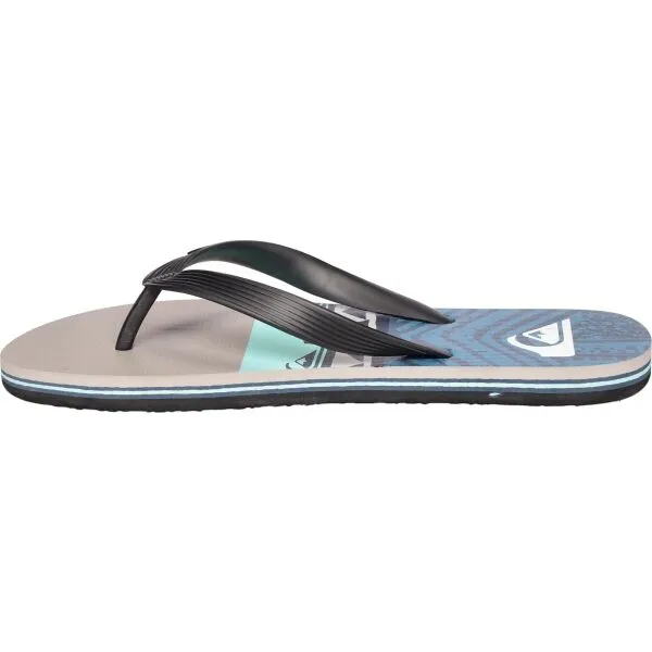 Quiksilver MOLOKAI PANEL Pánske žabky, modrá, veľkosť 40