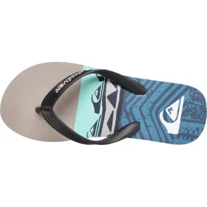 Quiksilver MOLOKAI PANEL Pánske žabky, modrá, veľkosť 40