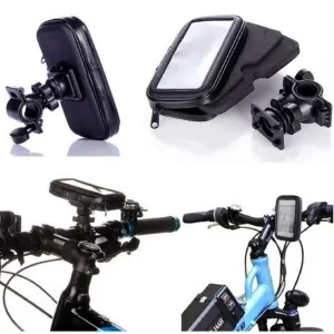 4Car MOBILE HOLDER 6,3" Držiak na bicykel, čierna, veľkosť