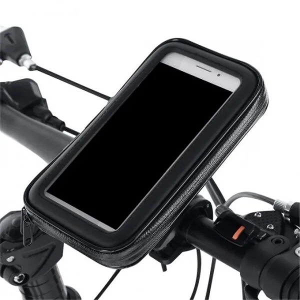 4Car MOBILE HOLDER 6,3" Držiak na bicykel, čierna, veľkosť