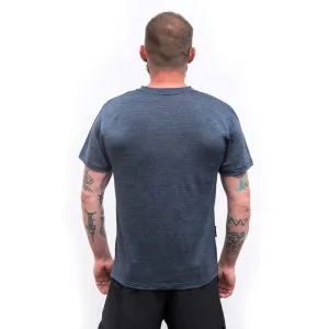 Merino tričko Sensor Merino Lite Tee SS - mottled blue