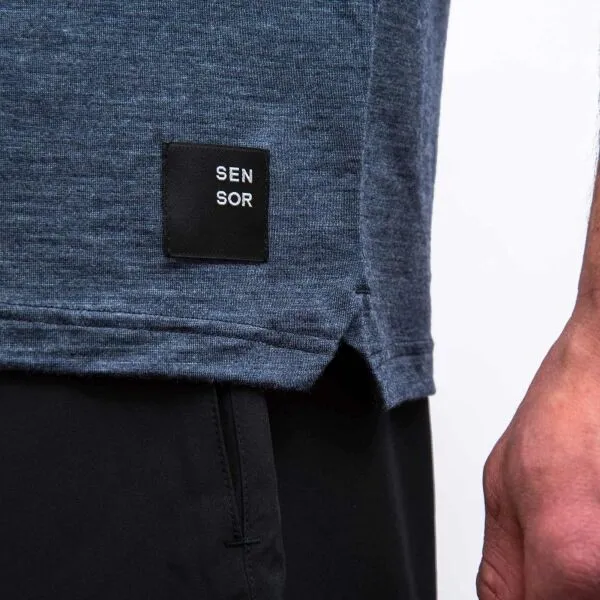 Sensor MERINO LITE Pánske funkčné tričko, modrá, veľkosť