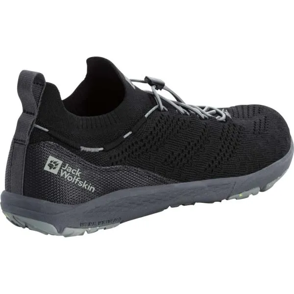 Jack Wolfskin SPIRIT KNIT LOW M Pánska treková obuv, čierna, veľkosť