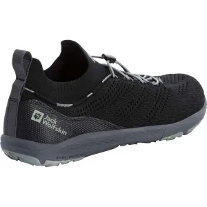 Jack Wolfskin SPIRIT KNIT LOW M Pánska treková obuv, čierna, veľkosť