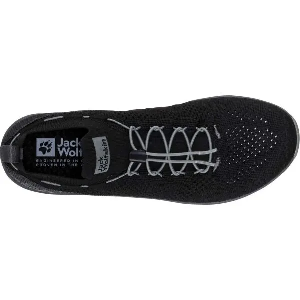 Jack Wolfskin SPIRIT KNIT LOW M Pánska treková obuv, čierna, veľkosť