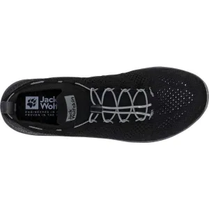 Jack Wolfskin SPIRIT KNIT LOW M Pánska treková obuv, čierna, veľkosť