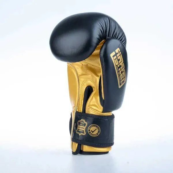 Fighter ROUND 12 OZ Boxerské rukavice, čierna, veľkosť