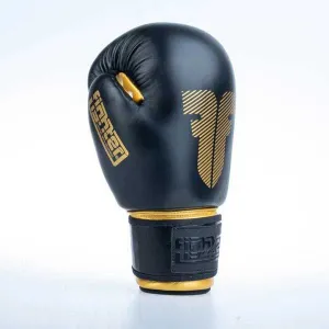 Fighter ROUND 12 OZ Boxerské rukavice, čierna, veľkosť