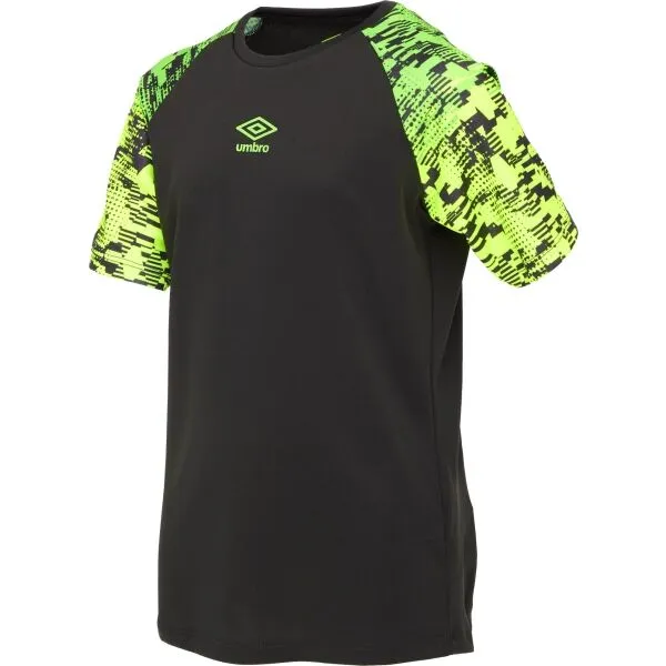Umbro FORMATION JERSEY - JNR Chlapčenské športové tričko, čierna, veľkosť