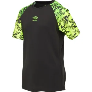 Umbro FORMATION JERSEY - JNR Chlapčenské športové tričko, čierna, veľkosť