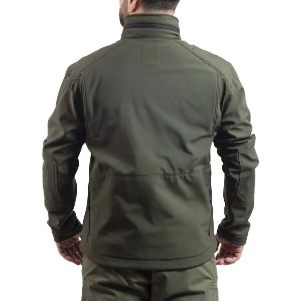 VAVWEAR SHELLHT04 Pánska softshellová bunda, khaki, veľkosť