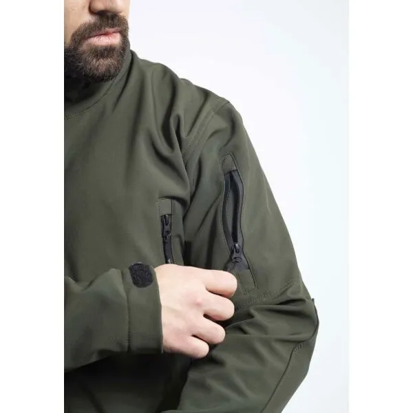 VAVWEAR SHELLHT04 Pánska softshellová bunda, khaki, veľkosť