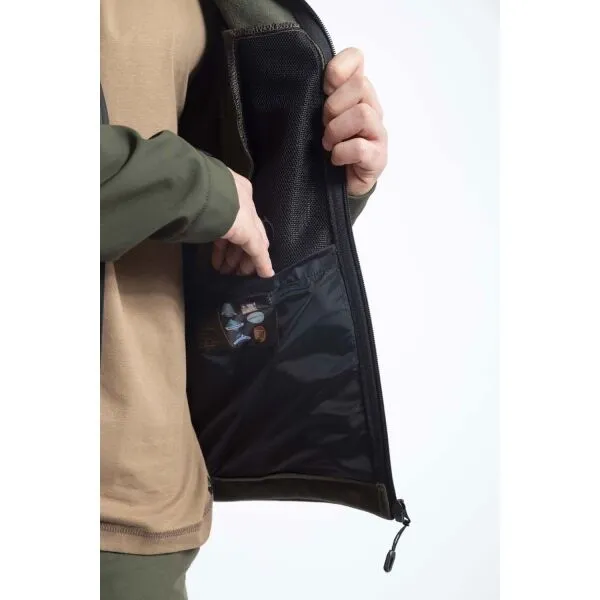 VAVWEAR SHELLHT04 Pánska softshellová bunda, khaki, veľkosť